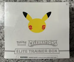 Pokemon Celebrations ETB Pokemon TCG Elite Trainer Box Brand New Sealed - Image 1
