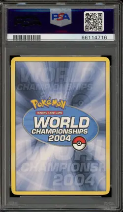 Pokemon Oracle 2004 World Champs. Deck TM. Rushdown Deck Promo #138 PSA 9 Mint - Image 2