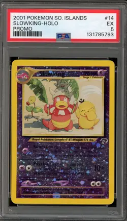 Pokemon Slowking Southern Islands Holo Promo #14 PSA 5 - Image 1