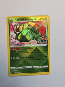 Radiant Venusaur 004/078 Pokemon GO Holo - Image 1