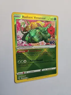 Radiant Venusaur 004/078 Pokemon GO Holo - Image 2