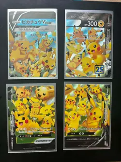 Pokemon Pikachu V-Union Complete Set Near Mint SWSH139 SWSH140 SWSH141 SWSH142 - Image 1