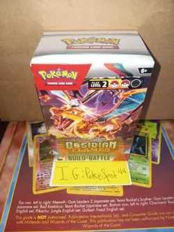 Pokemon 2023 Obsidian Flames Build & Battle Prerelease Box Sealed - Image 1
