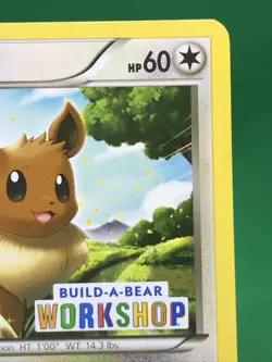 Eevee 63/98 - 2015 Promo Build a Bear Workshop Stamped Exclusive Pokemon TCG LP+ - Image 4