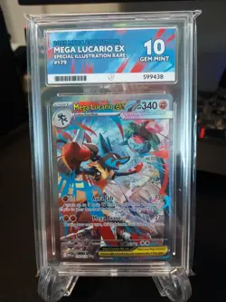 Pokemon TCG Mega Lucario ex 179/132 - Mega Evolution - ACE 10 - Perfect Subs - Image 1