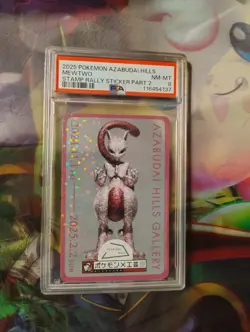 PSA 8 mewtwo Rally Sticker Pop 7 Pokemon Azabudai Hills Craft Exhibition Rare - Image 3