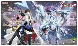 SDCC 2024 EXCLUSIVE YU~GI~OH! Yugi Kaiba Dragon Master Magia PLAYMAT - Image 1