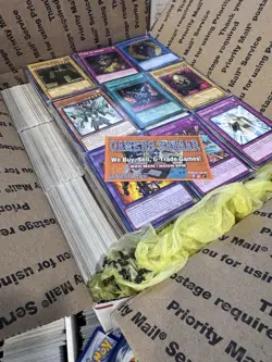 ??13lbs+ 4500+ UNSEARCHED Old Vintage YuGiOh Bulk Lot Most HP Some Damaged??? - Image 1