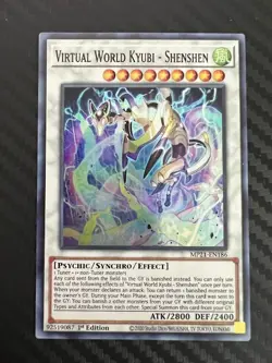 Yugioh Virtual World Kyubi - Shenshen MP21-EN186 Super Rare 1st Edition VLP - Image 1