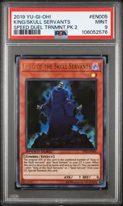 PSA 9 MINT King of the Skull Servants STP2-EN005 Ultra Rare Promo *2576 Yugioh - Image 1