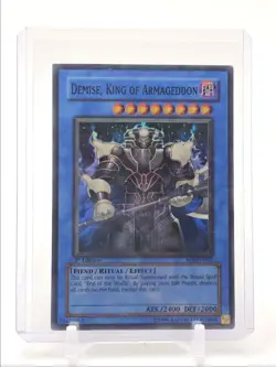 DEMISE, KING OF ARMAGEDDON 2007 YU-G-OH SHADOW INFINITY SUPER RARE B Q1475 - Image 1
