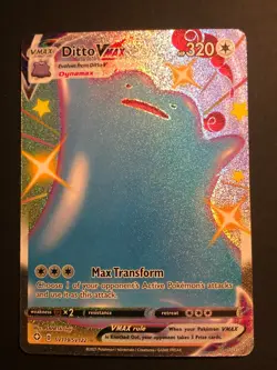 Ditto VMAX - SV119/SV122 - Pokemon Shining Fates Sword Shield Shiny Rare Card NM - Image 1
