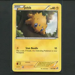 Pokemon TCG Joltik 44/114 BW Base Set Regular Common Card EN-MP 2011 - Image 1