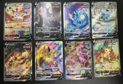 Pokemon Eevee Heroes Full V Alt Art SR Lot of 8 Korean Card Complete Set Umbreon - Image 1