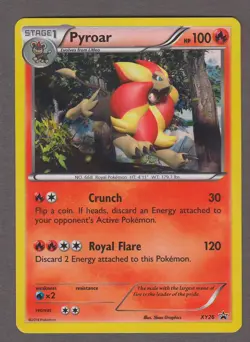 Pyroar XY26 Black Star Promo - Holo - Pokemon Card XY 2014 NM - Image 1