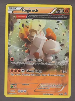 Regirock XY49 Black Star Promo - Cosmos Holo - Pokemon Card XY 2015 NM - Image 1