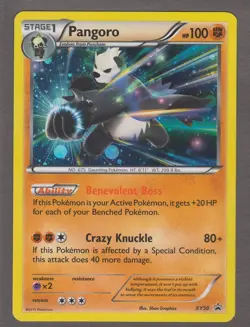 Pangoro XY50 Black Star Promo - Holo - Pokemon Card XY 2015 LP - Image 1