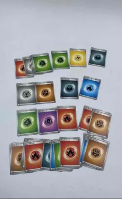 Assorted Multicolor Pokemon TCG Attacks Energy Trading Cards Mixed Lot - Image 4