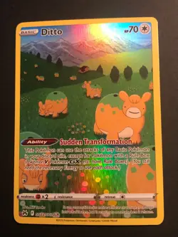 Ditto - GG22/GG70 - Pokemon Crown Zenith Galarian Gallery Holo Card NM - Image 1