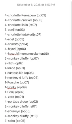 One Piece Card Game SR Lot! 99 Cards - Image 3