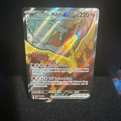 Pokemon TCG Team Rockets Moltres EX Destined Rivals Stamped Promo Card 229/182 - Image 4