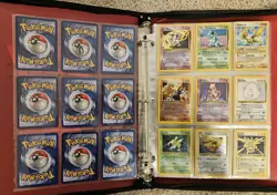 Vintage Pokemon Binder Collection - 97 Cards - Played Condition - Image 3