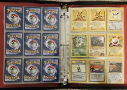 Vintage Pokemon Binder Collection - 97 Cards - Played Condition - Image 5