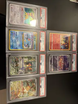 Pokemon TCG PSA Slab Lot 6 PSA Graded Cards Charmander Eevee Charizard - Image 1