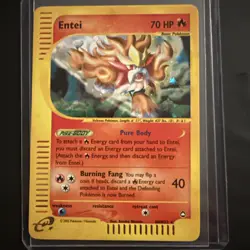 Entei - H8/H32 - Pokemon Aquapolis Holo Rare Card - Image 1