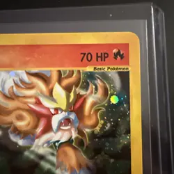 Entei - H8/H32 - Pokemon Aquapolis Holo Rare Card - Image 3