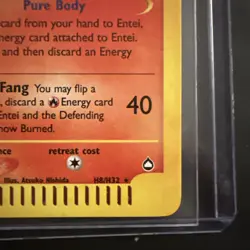 Entei - H8/H32 - Pokemon Aquapolis Holo Rare Card - Image 4