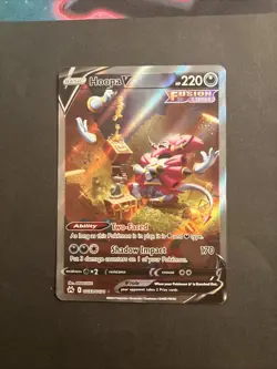 Pokemon TCG Hoopa v Crown Zenith: Galarian Gallery Ultra Rare Card GG53/GG70 NM - Image 1