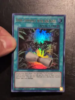 Yu-Gi-Oh! ULTRA RARE CARD DARK CONTRACT WITH THE GATE GFP2-EN0159 1ST NM - Image 3