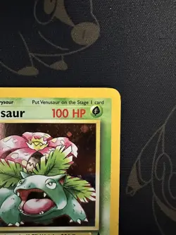 2000 Pokemon VENUSAUR Holo BLACK STAR PROMO Set Card #13 RARE WOTC As Is - Image 2