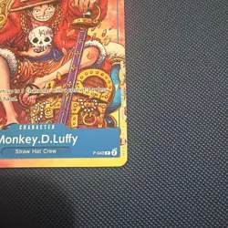 One Piece CCG Monkey D Luffy P-043 Non-Foil Promo Card Store Exclusive English - Image 5
