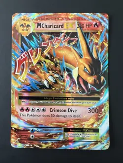 Pokemon TCG Mega-Charizard-EX Evolutions Holo Card 13/108 Near Mint Condition - Image 1
