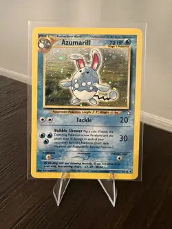 Pokemon TCG Neo Genesis Azumaril Holo Rare Card 2/111 LP - Image 1