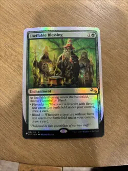 Magic The Gathering Ineffable Blessing FOIL Unfinity THE LIST 113 NM - Image 1