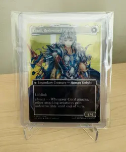 [Magic the Gathering] Final Fantasy Cecil, Dark Knight BORDERLESS SURGE FOIL MTG - Image 2