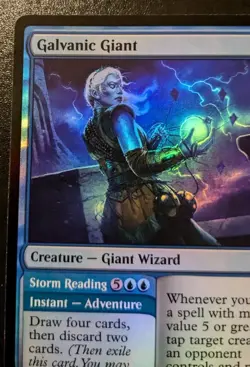 Galvanic Giant 0052 WOE Foil Uncommon Wilds Of Eldraine Magic: The Gathering - Image 2