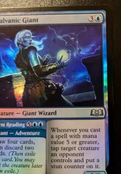 Galvanic Giant 0052 WOE Foil Uncommon Wilds Of Eldraine Magic: The Gathering - Image 3