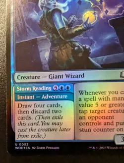 Galvanic Giant 0052 WOE Foil Uncommon Wilds Of Eldraine Magic: The Gathering - Image 4