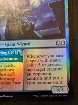 Galvanic Giant 0052 WOE Foil Uncommon Wilds Of Eldraine Magic: The Gathering - Image 5