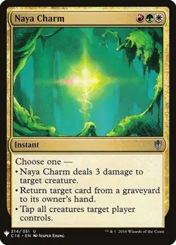 NM Naya Charm, MTG, The List, Magic the Gathering, 214 - Image 1