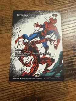 MTG Magic The Gathering Spider-Man Eternal-Legal Mythic Borderless Terminate - Image 1