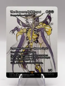 The Emperor, Hell Tyrant 0011 Yawgmoth, Thran Physician Final Fantasy FCA MTG NM - Image 1