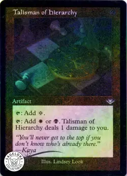 MTG Talisman of Hierarchy (Retro Frame) (36) | LP Foil | Modern Horizons {MH1} - Image 1