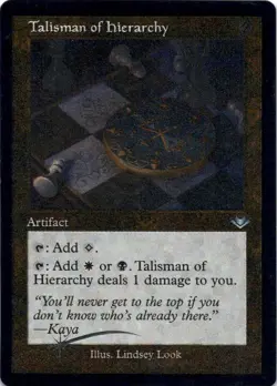 MTG Talisman of Hierarchy (Retro Frame) (36) | LP Foil | Modern Horizons {MH1} - Image 2