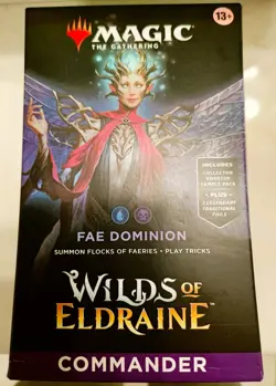 Wilds of Eldraine Commander Deck - Fae Dominion MTG Brand New Sealed - Image 1
