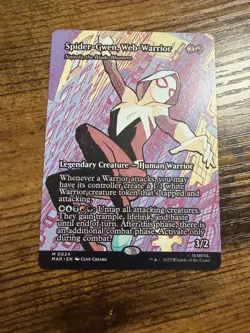 MTG Magic The Gathering Spider-Man Eternal-Legal Mythic Borderless Spider-Gwen - Image 1